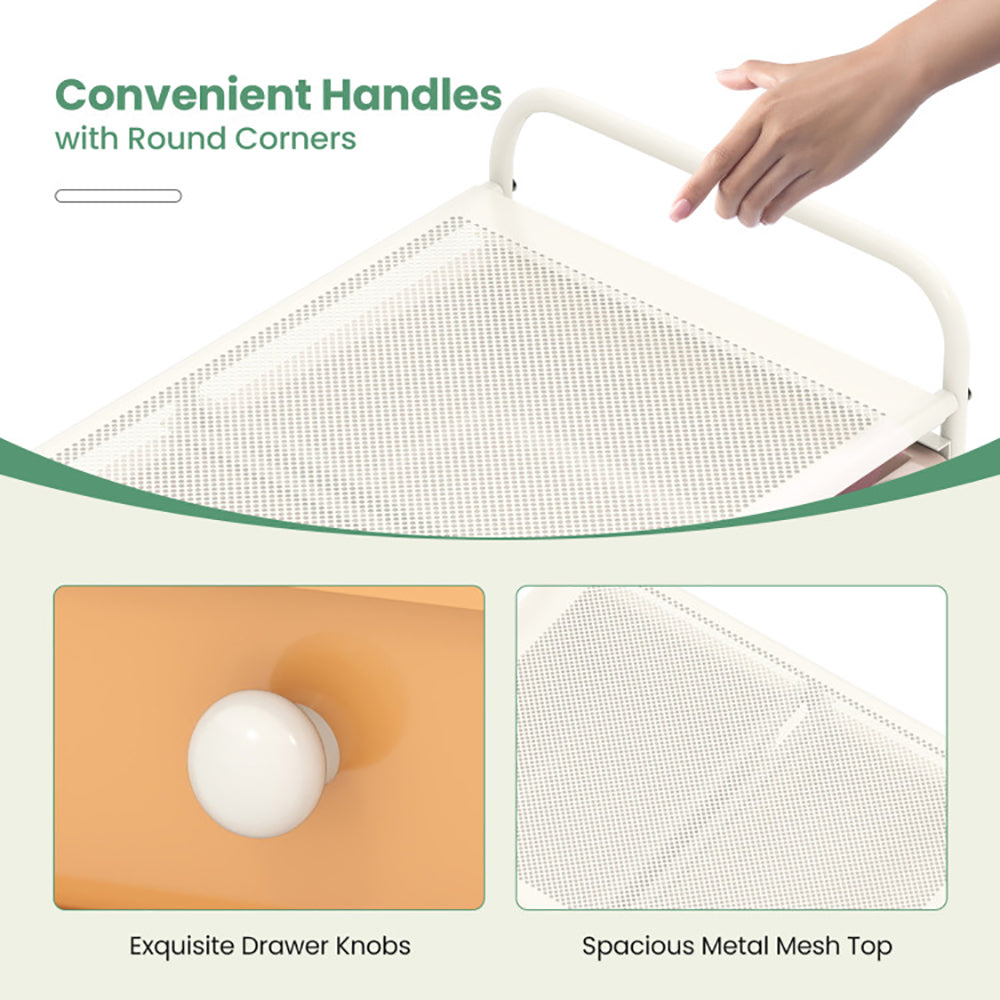 12-Drawer Utility Rolling Cart With Drawers Multi-Use Storage